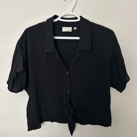 Wilfred Tops - Wilfred Free Crop Tie Shirt